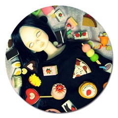 Food Magnet 5  (round) by snowwhitegirl