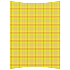 Yellow Sun Plaid Back Support Cushion by snowwhitegirl