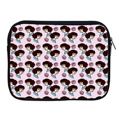 Redhead Girl Pink Apple Ipad 2/3/4 Zipper Cases by snowwhitegirl