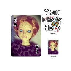 Freckley Boy Playing Cards 54 (mini)  by snowwhitegirl