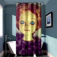 Freckley Boy Shower Curtain 36  X 72  (stall)  by snowwhitegirl