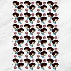 Redhead Girl Pattern Canvas 12  X 18   by snowwhitegirl