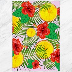 Orange Tropics Pink Canvas 12  X 18   by snowwhitegirl