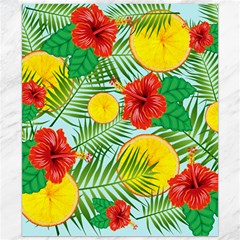 Orange Tropics Blue Canvas 20  X 24   by snowwhitegirl