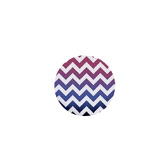 Pink Blue Black Ombre Chevron 1  Mini Buttons by snowwhitegirl