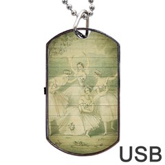 Ballet 2523406 1920 Dog Tag Usb Flash (two Sides) by vintage2030