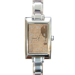 Letter Balloon Rectangle Italian Charm Watch by vintage2030