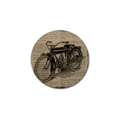Bicycle Letter Golf Ball Marker (4 Pack) by vintage2030