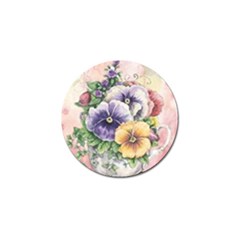 Lowers Pansy Golf Ball Marker (10 Pack) by vintage2030