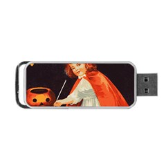 Haloweencard2 Portable Usb Flash (one Side) by vintage2030
