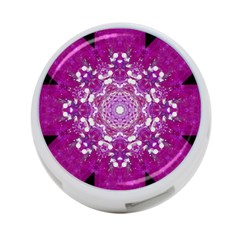 Wonderful Star Flower Painted On Canvas 4-port Usb Hub (one Side) by pepitasart
