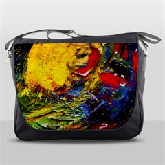 Yellow Chik 3 Messenger Bag by bestdesignintheworld