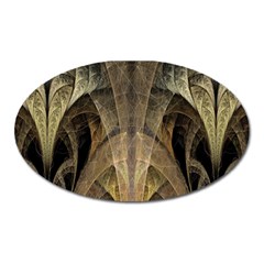 Fractal Art Graphic Design Image Oval Magnet by Sapixe