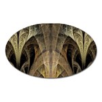 Fractal Art Graphic Design Image Oval Magnet Front