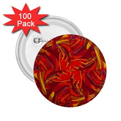 Colorful Abstract Ethnic Style Pattern 2 25  Buttons (100 Pack)  by dflcprints