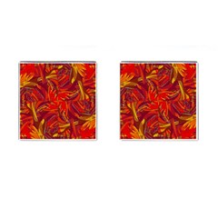 Colorful Abstract Ethnic Style Pattern Cufflinks (square) by dflcprints