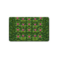 The Most Sacred Lotus Pond With Fantasy Bloom Magnet (name Card) by pepitasart