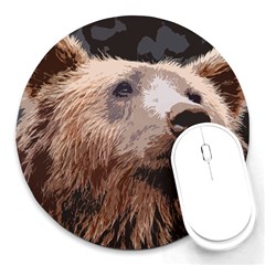 Bear Looking Round Mousepads by snowwhitegirl