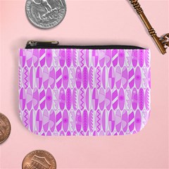 Bright Pink Colored Waikiki Surfboards  Mini Coin Purse by PodArtist