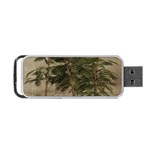 Vintage Bamboo Trees Portable USB Flash (One Side) Front