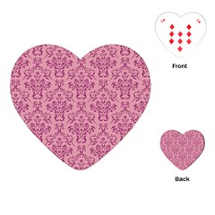 Victorian Pink Ornamental Playing Cards (heart) by snowwhitegirl