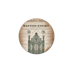 Building News Golf Ball Marker by vintage2030