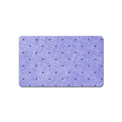 Dot Blue Magnet (name Card) by vintage2030