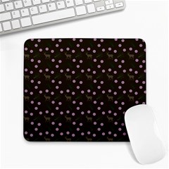 Brown Deer Trees Pattern Large Mousepads by snowwhitegirl