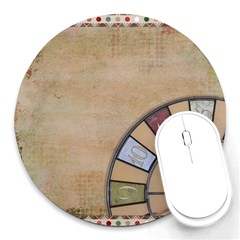 Circle Round Mousepads by vintage2030