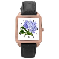 Flower 1775377 1280 Rose Gold Leather Watch  by vintage2030
