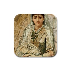 Vintage 1229015 1920 Rubber Square Coaster (4 Pack)  by vintage2030