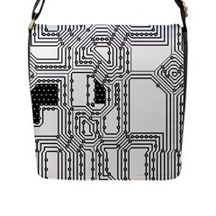 Seamless Pattern Texture Background Flap Closure Messenger Bag (l) by Sapixe