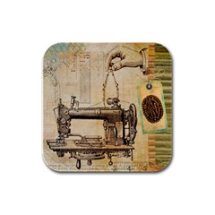 Sewing 1123718 1920 Rubber Square Coaster (4 Pack)  by vintage2030