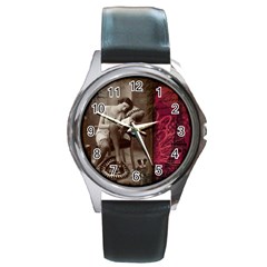 Vintage 1217079 1920 Round Metal Watch by vintage2030