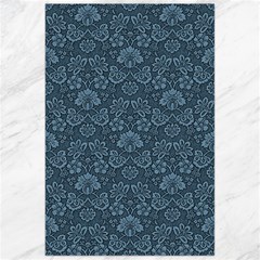 Damask Blue Canvas 24  X 36  by vintage2030