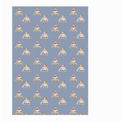 Vintage Baby Pattern Large Garden Flag (two Sides) by snowwhitegirl