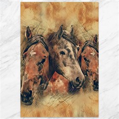 Head Horse Animal Vintage Canvas 12  X 18  by Simbadda