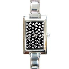 Donuts Pattern Rectangle Italian Charm Watch by Valentinaart
