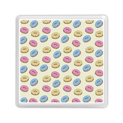 Donuts Pattern Memory Card Reader (square) by Valentinaart