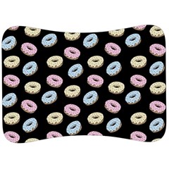 Donuts Pattern Velour Seat Head Rest Cushion by Valentinaart