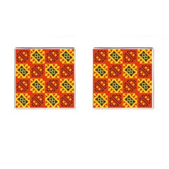 Squares And Other Shapes Pattern                                                       Cufflinks (square) by LalyLauraFLM