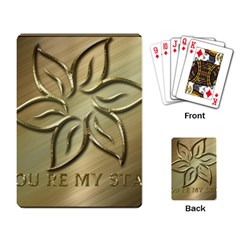 You Are My Star Playing Cards Single Design by NSGLOBALDESIGNS2