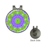 Abstract Art Colorful Hat Clips with Golf Markers Front
