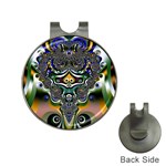 Fractal Art Artwork Design Pattern Hat Clips with Golf Markers Front