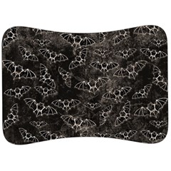 Vintage Halloween Bat Pattern Velour Seat Head Rest Cushion by Valentinaart