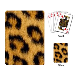 Leopard Print Playing Cards Single Design by NSGLOBALDESIGNS2
