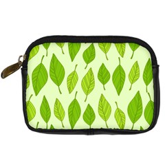 Autumn Pattern Digital Camera Leather Case by Hansue