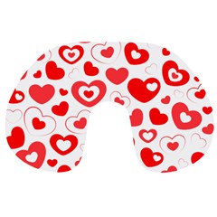 Hearts Travel Neck Pillows by Hansue