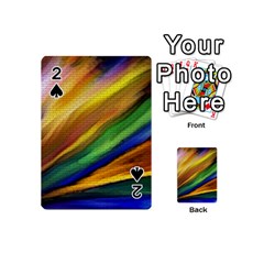 Graffiti Painting Pattern Abstract Playing Cards 54 (mini) by Nexatart