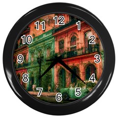 Havana Cuba Architecture Capital Wall Clock (black) by Nexatart